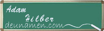 Adam Hilber Visitenkarte